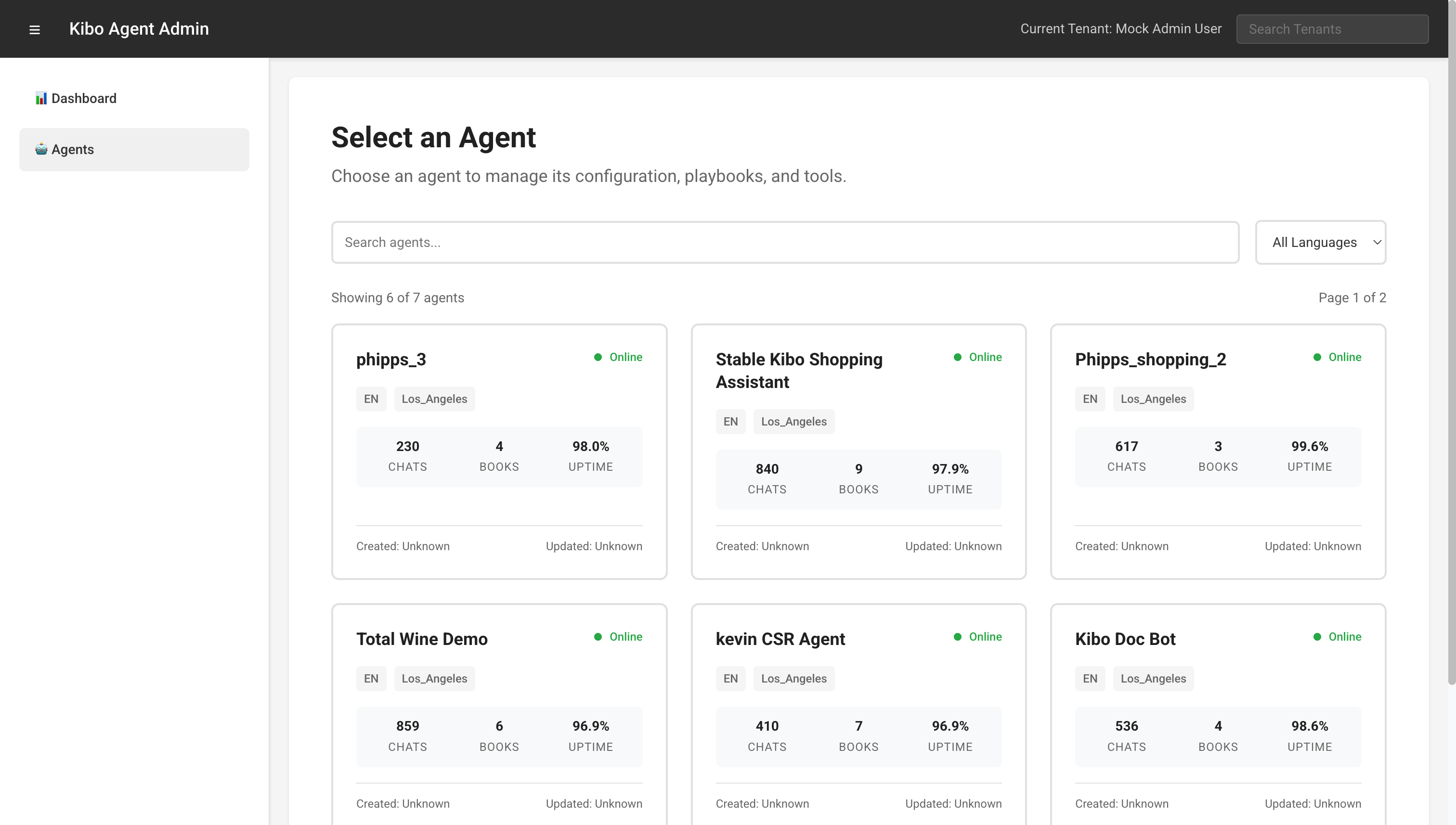 Agent List