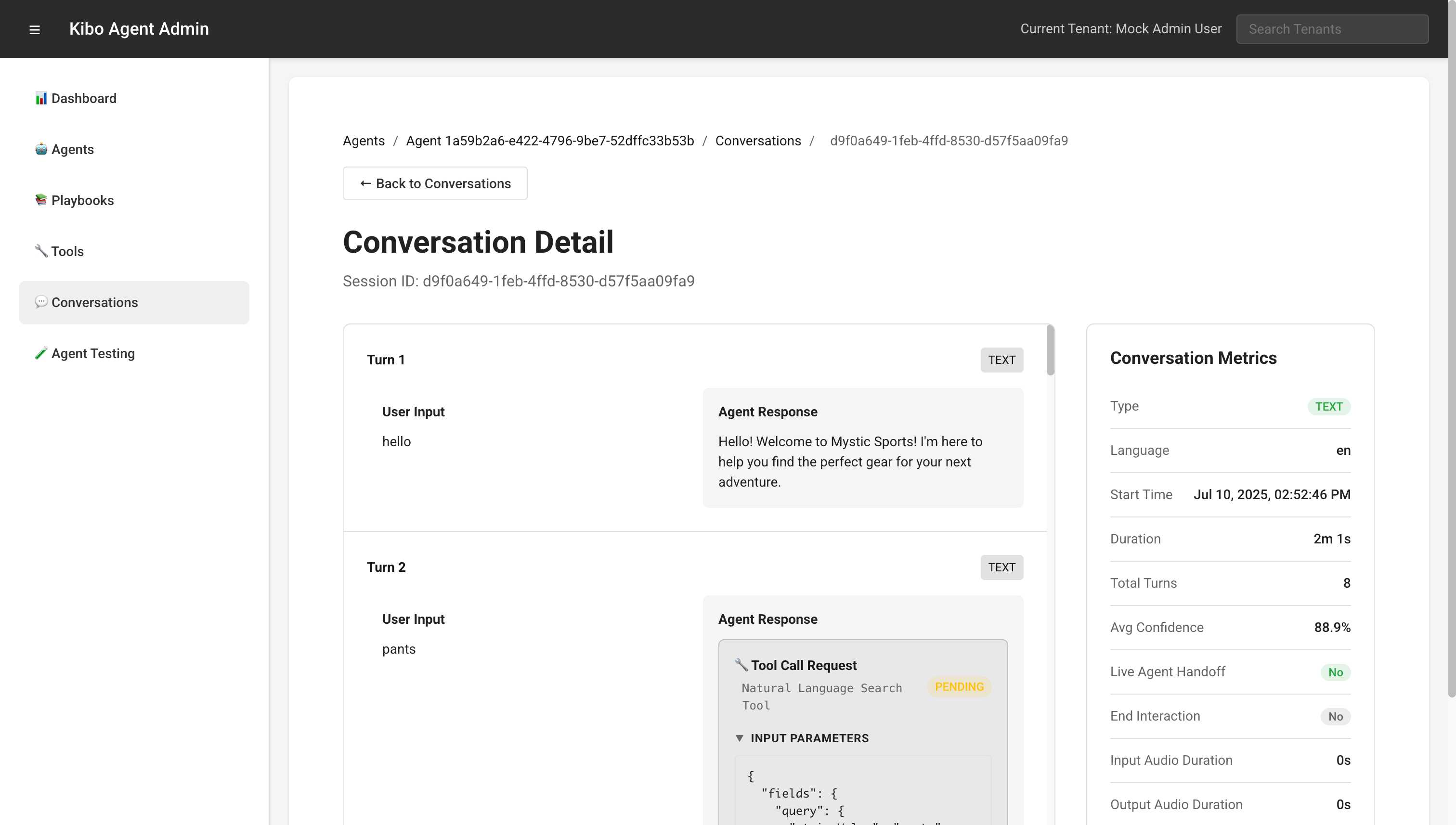 Conversation Detail