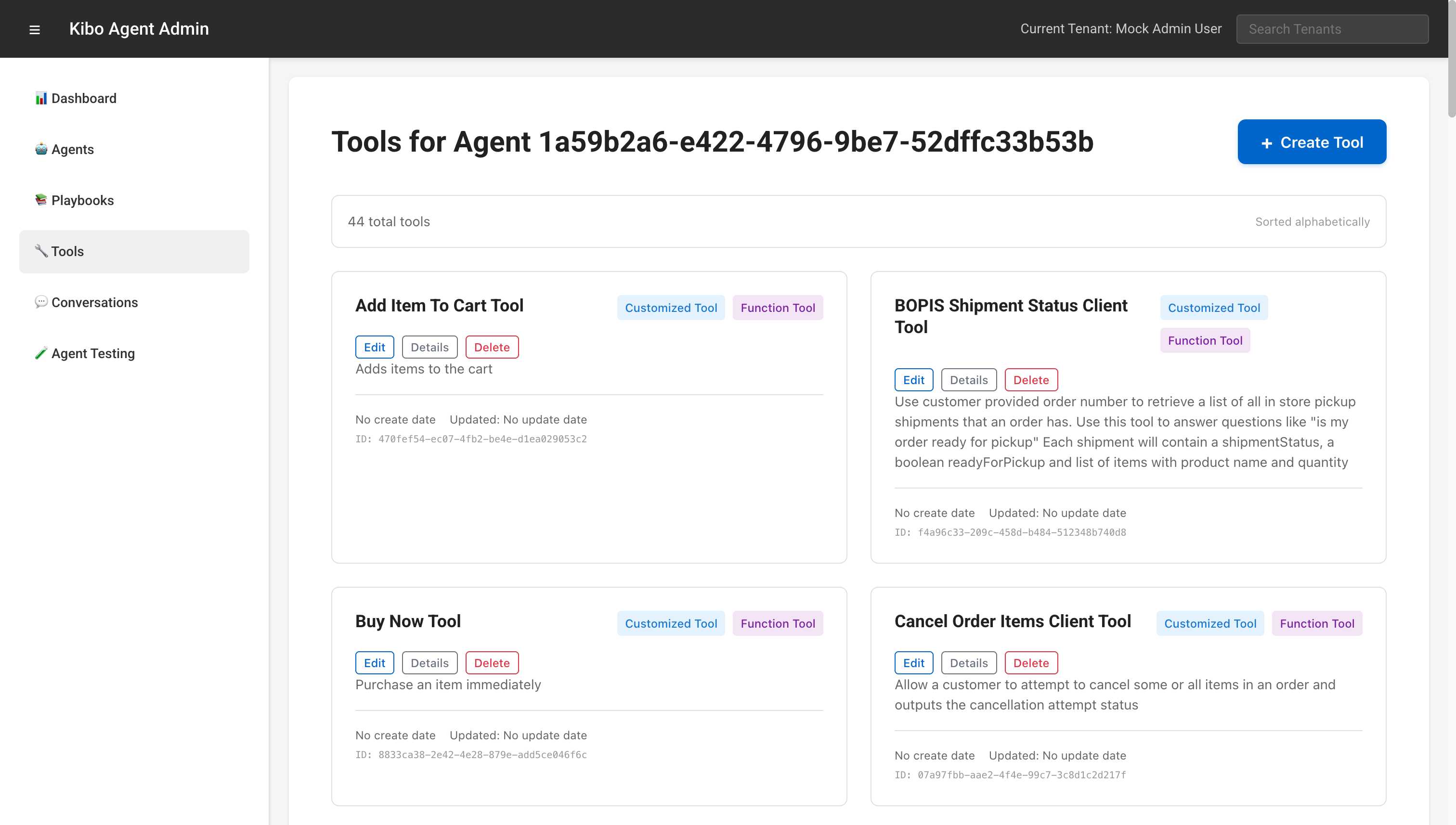 Tools List
